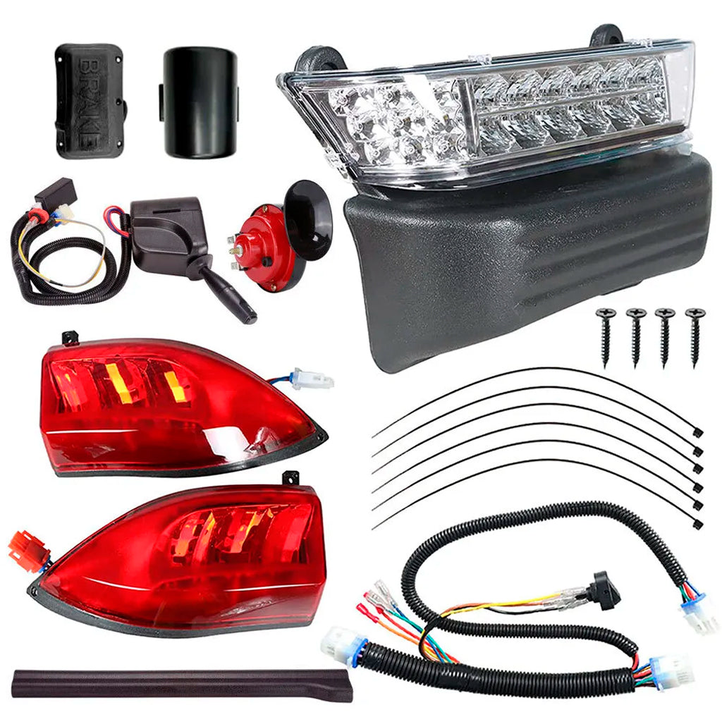 KIT DE LUCES DELANTERAS Y TRASERAS LED CLUB CAR PRECEDENT 2004-08.5